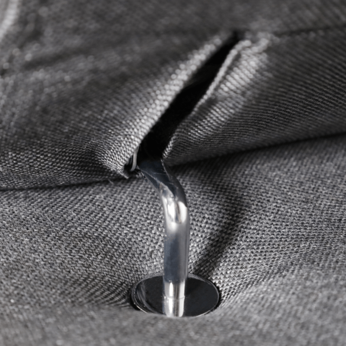 Colțar extensibil cu ladă de depozitare Rio Charcoal Grey Alpha Stanga - imagine 5