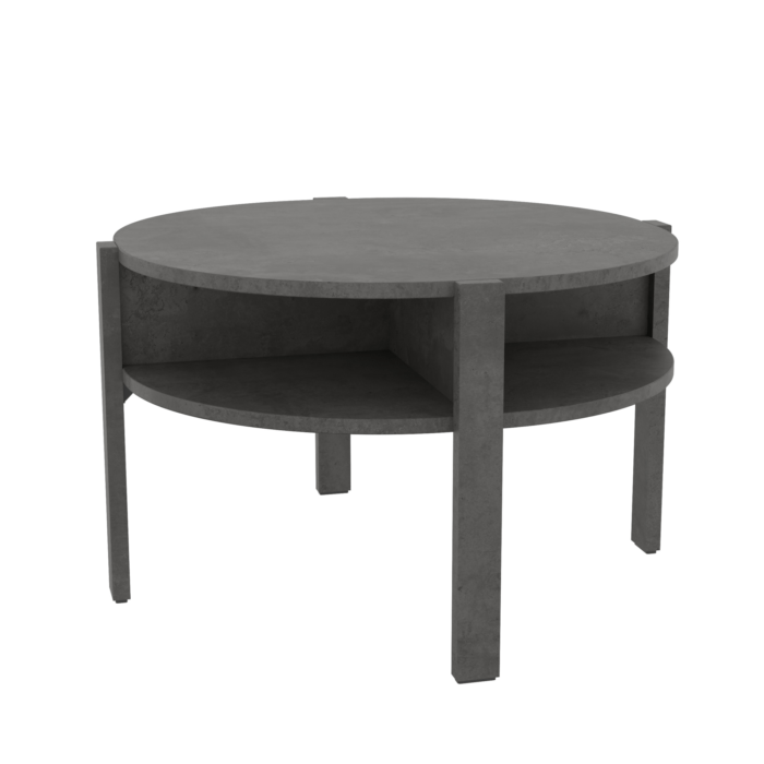 Masă cafea Jasmine gri antracit - imagine 3