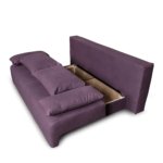 Canapea extensibilă cu spatiu depozitare Georgia Purple - imagine 3