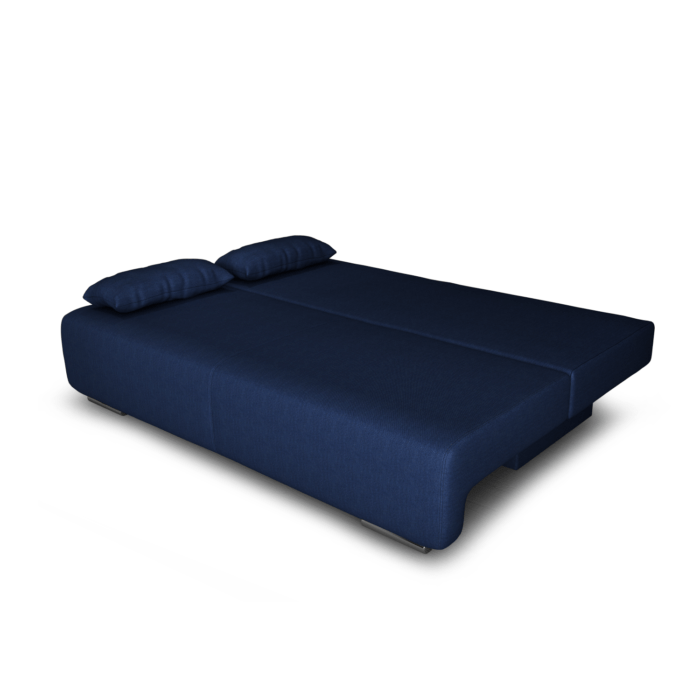 Canapea extensibilă cu spatiu depozitare Georgia Dark Blue - imagine 3