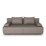 Canapea extensibilă cu spatiu depozitare Georgia Gri cu o tenta Bej - imagine 2