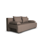 Canapea extensibilă cu spatiu depozitare Georgia Gri cu o tenta Bej - imagine 3