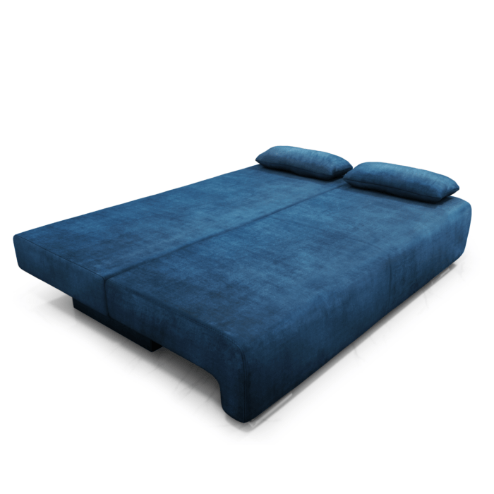 Canapea extensibilă cu spatiu depozitare Georgia Blue Turquoise - imagine 3