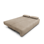 Canapea extensibilă cu spatiu depozitare Georgia Cappuccino - imagine 3