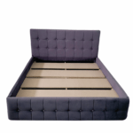 Pat tapitat Patrick catifea gri - imagine 2