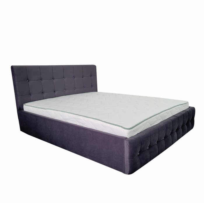 Pat tapitat Patrick catifea gri - imagine 6