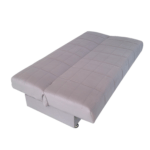 Canapea extensibila cu spatiu depozitare Alma catifea Gri deschis - imagine 7